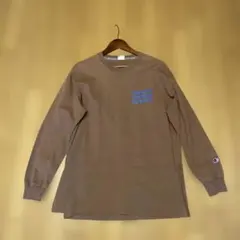 Champion Women's M ブラウン 長袖Tシャツ　中古品