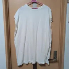 ノースリーブ チュニック ホワイト