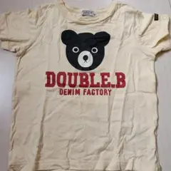 DOUBLE.B Tシャツ 120サイズ クマプリント