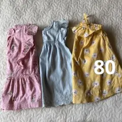 babyGAP ベビー ワンピース 3枚セットのサムネイル