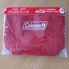 Coleman フェルトトート レッド