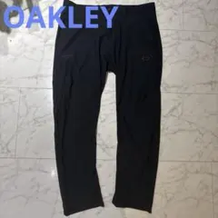 【美品】OAKLEY ロングパンツ ゴルフ スカル ブラック サイズ34
