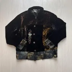 90s〜 White Stag ホワイトスタッグ パッチワークベロアジャケット