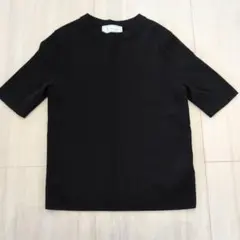 ROPÉ PICNIC 黒 半袖ニット 38