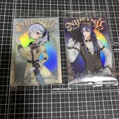 葉加瀬冬雪　長尾景　ウエハース2　2枚セット