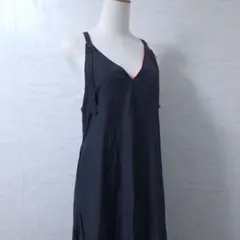 Bou Jeloud バックコンシャス ロングワンピース バイカラー
