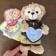 ダッフィー　ぬいば　ぬいぐるみバッジ　ディズニー　ディズニーシー