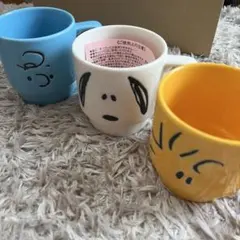 スヌーピー トリオマグセット 3個セット 新品未使用 PEANUTS