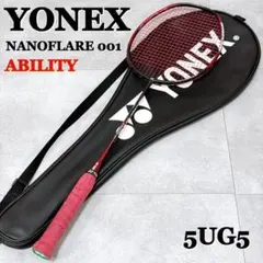 YONEX ナノフレア002アビリティ バドミントンラケット ケース付 - メルカリ
