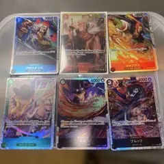 300円オークション】ワンピースカード パラレル まとめ売り 引退