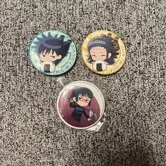 呪術廻戦 ガチャガチャ 缶バッジ 伏黒恵 夏油傑 ピンバッジ 2個セット