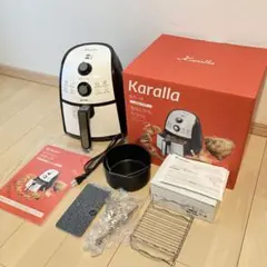 開封のみ　Karalla ノンフライヤー 2段ラック付き Amazon.co.jp: Shop Japan(ショップジャパン) カラーラ／エアウェーブ