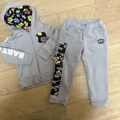 BABY DOLL フード付きパーカーとパンツ　セットアップ 100