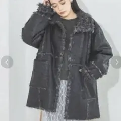 JEANASIS リバーシブルムートンファーブルゾン