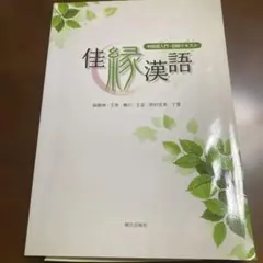 佳緣漢語 中国語入門テキスト CD付