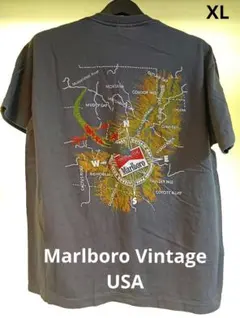 Marlboro Lizard s/s fade tee bk l マルボロ Marlboro Lizard s/s fade pocket tee XL - メルカリ