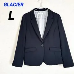 GLACIER ジャケット ネイビー 紺 通勤 卒園 入園 卒業 入学 Lサイズ
