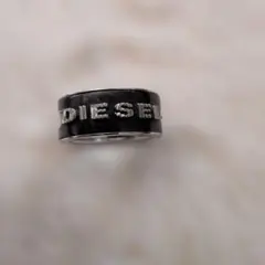 DIESEL リング ブラック シルバーのサムネイル