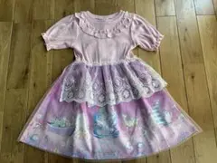 新品 女の子 エコネコ 半袖 ワンピース ユニコーン おまけ付き 110センチ