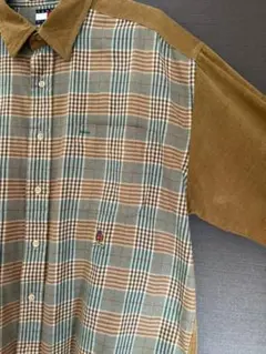 TOMMYHILFIGER チェックシャツ ブラウン