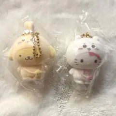 ちいかわ サンリオ ウサギ ポムポムプリン キティ フロッキーマスコット セット