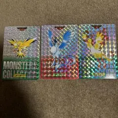 ポケモンカードダス　ファイヤー、サンダー、フリーザーセット