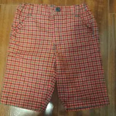 familiar★ファミリアチェック　ハーフパンツ　100㎝