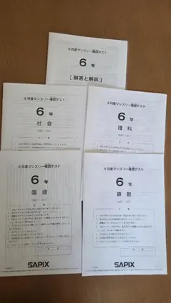 2026年最新】sapix 6年 4月マンスリーの人気アイテム - メルカリ