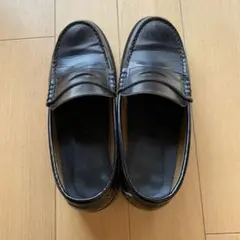ムーンスター黒ローファー25.5EEE