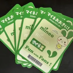mineo ステッカー 6枚セット