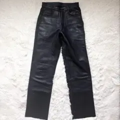 00s Levi's リーバイス レザーパンツ 本革 ブラック レディース28 00s Levi's リーバイス レザーパンツ 本革 ブラック レディース28