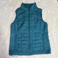 patagonia パタゴニア ナノパフ　ベスト M 青 美品　2024年製 patagonia パタゴニア ナノパフ ベスト M 青 美品 2024年製