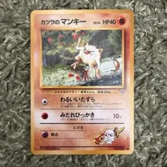 ポケモンカード 旧裏 カツラのマンキー