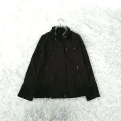 美品K.T kiyokotakaseスウェード調ブルゾンジャケット9ダブルジップ