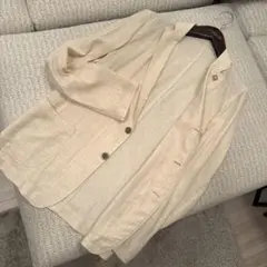 【美品 】ラルディーニ テーラードジャケット ベージュ48 M