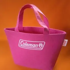 Colemanコカ・コーラコラボ ピンク トートバッグ 即購入可能！
