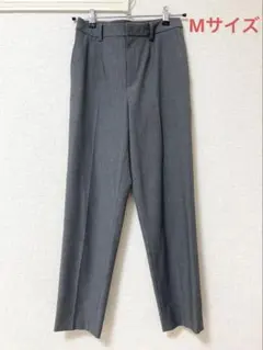 ユニクロ スマートアンクルパンツ 丈長め グレー Mサイズ