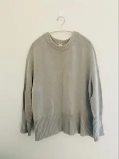 Spick & Spanバルキーヤーン ロングリブ プルオーバー