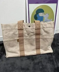 HERMES エルメス ボラボラGM キャンバストートバッグ イエロー - メルカリ