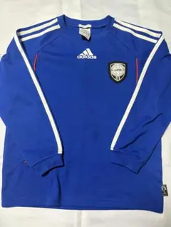 adidas adiPURE 青 長袖シャツ