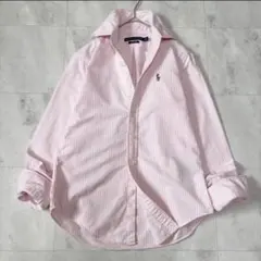 Ralph Lauren ピンク ストライプ シャツ