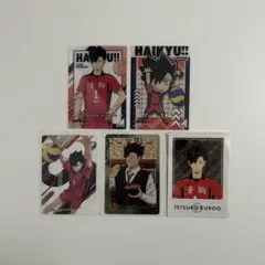 ハイキュー!! 黒尾鉄朗 クリアカード すき家カード