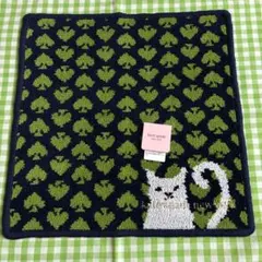 ケートスペード　シュニエールハンカチ 猫柄