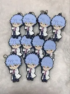 新品 銀魂 坂田銀時 銀時 クリアラバー ラバーストラップ 銀子