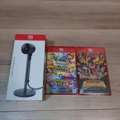 【３点セット・送料込み】Nintendo Switch2用 ゲーム2本、カメラ