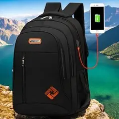 ビジネスリュック PC 大容量 リュック リュックサック バックパック 黒 新品