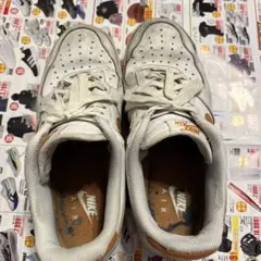 NIKE AIR FORCE 1 ホワイト オレンジスニーカー