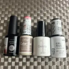 ジェルネイルセット 4色