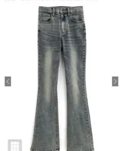GRL グレイル ストレッチフレアデニムパンツ cu535