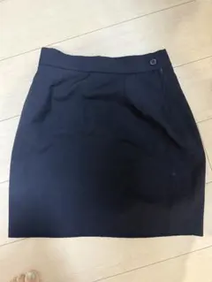 NICE CLAUP ネイビー タイトスカート ミニ丈のサムネイル